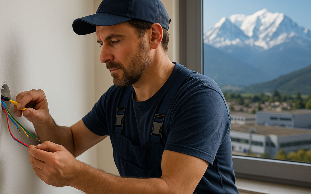 Top 10 des recherches Google locales sur “électricien” en Haute-Savoie