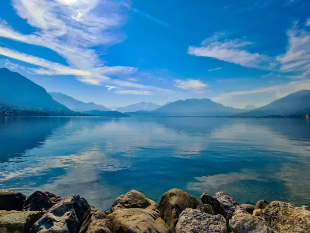 Lac d'Annecy en Haute-Savoie